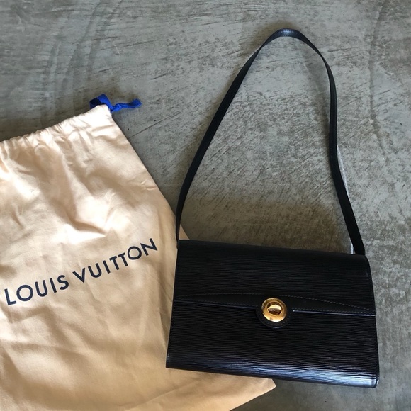 Louis Vuitton Epi Pochette Arche Clutch Bag